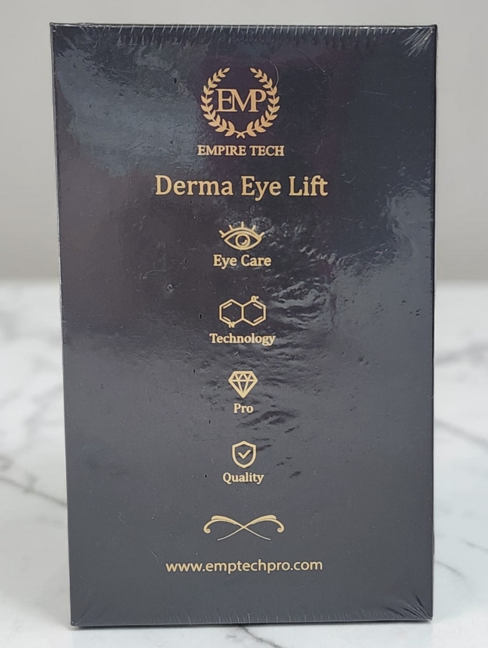 Empire Tech Derma Eye Lift Device Black Gold NIB Luxury